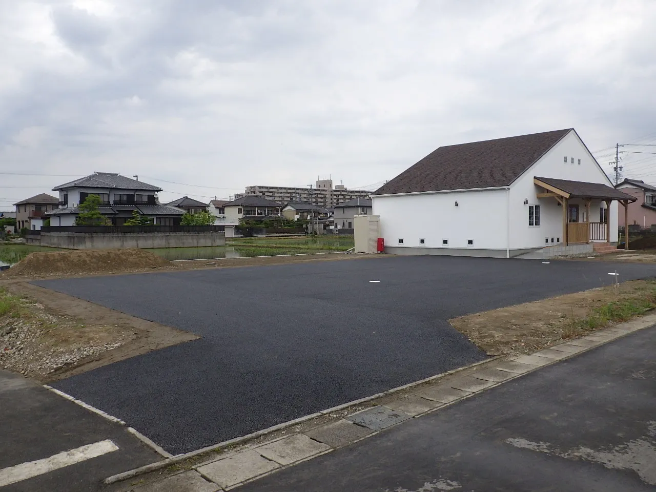 愛西市 駐車場工事
